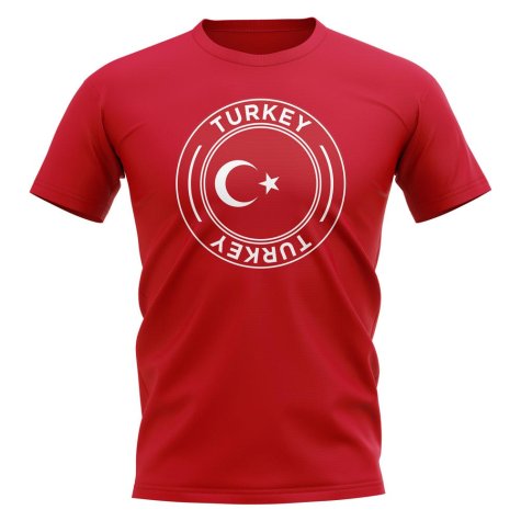 Turkey Football Badge T-Shirt (Red)