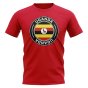 Uganda Football Badge T-Shirt (Red)