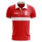 Canada Concept Stripe Polo Shirt (Red)