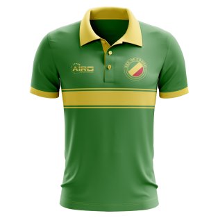 Congo Concept Stripe Polo Shirt (Green)
