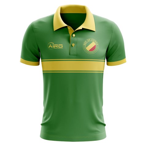 Congo Concept Stripe Polo Shirt (Green) - Kids