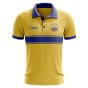 Ecuador Concept Stripe Polo Shirt (Yellow)