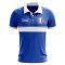 France Concept Stripe Polo Shirt (Blue)