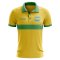 Gabon Concept Stripe Polo Shirt (Yellow)