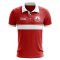 Gibraltar Concept Stripe Polo Shirt (Red)