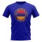 Armenia Football Badge T-Shirt (Royal)