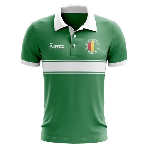 Guinea Concept Stripe Polo Shirt (Green) - Kids