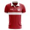 Indonesia Concept Stripe Polo Shirt (Red) - Kids
