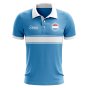 Luxembourg Concept Stripe Polo Shirt (Sky) - Kids