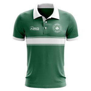 Macau Concept Stripe Polo Shirt (Green)