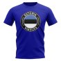 Estonia Football Badge T-Shirt (Royal)