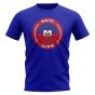 Haiti Football Badge T-Shirt (Royal)