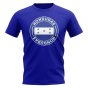 Honduras Football Badge T-Shirt (Royal)