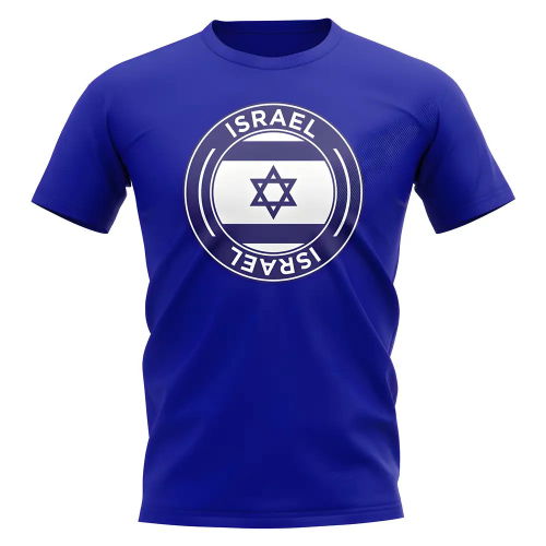 Israel Football Badge T-Shirt (Royal)