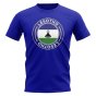 Lesotho Football Badge T-Shirt (Royal)