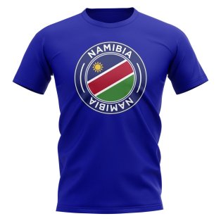 Namibia Football Badge T-Shirt (Royal)