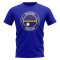 Nauru Football Badge T-Shirt (Royal)