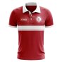 Nepal Concept Stripe Polo Shirt (Red)