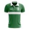 Nigeria Concept Stripe Polo Shirt (Green) - Kids
