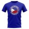 Philippines Football Badge T-Shirt (Royal)
