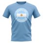Argentina Football Badge T-Shirt (Sky)