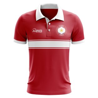 Saba Concept Stripe Polo Shirt (Red)