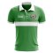 Saint Kitts and Nevis Concept Stripe Polo Shirt (Green)