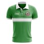 Saint Kitts and Nevis Concept Stripe Polo Shirt (Green)
