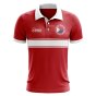 Saint Martin Concept Stripe Polo Shirt (Red) - Kids
