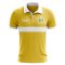 Saint Vincent and The Grenadines Concept Stripe Polo Shirt (Yellow)