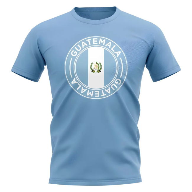 Guatemala Football Badge T-Shirt (Sky)
