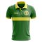 Senegal Concept Stripe Polo Shirt (Green) - Kids