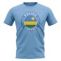 Rwanda Football Badge T-Shirt (Sky)