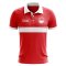 Singapore Concept Stripe Polo Shirt (Red) - Kids