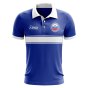Slovenia Concept Stripe Polo Shirt (Blue)
