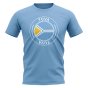 Tuva Football Badge T-Shirt (Sky)