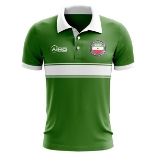 Somaliland Concept Stripe Polo Shirt (Green)