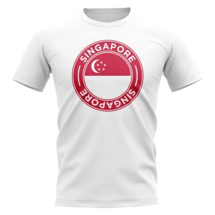 Singapore Football Badge T-Shirt (White)