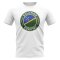 Solomon Islands Football Badge T-Shirt (White)