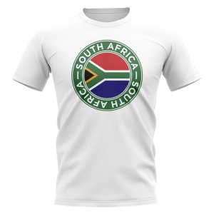 South Africa Football Badge T-Shirt (White)