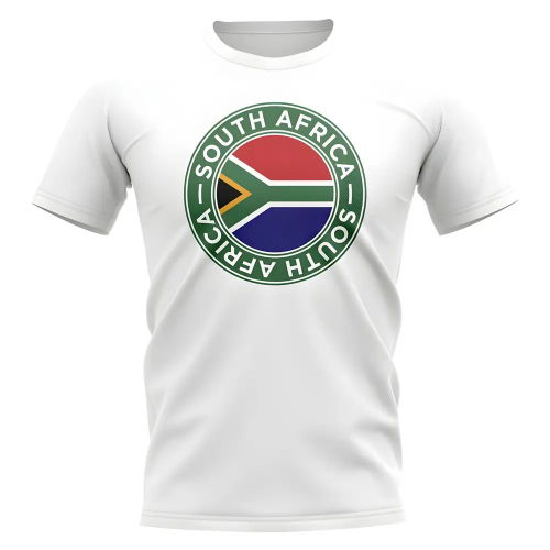 South Africa Football Badge T-Shirt (White)