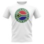South Africa Football Badge T-Shirt (White)