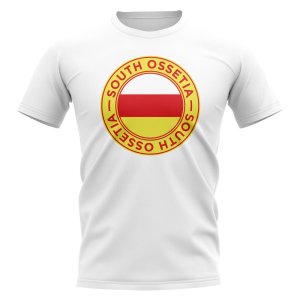 South Ossetia Football Badge T-Shirt (White)