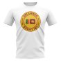 Sri Lanka Football Badge T-Shirt (White)