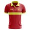 Vietnam Concept Stripe Polo Shirt (Red)