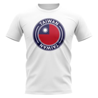 Taiwan Football Badge T-Shirt (White)