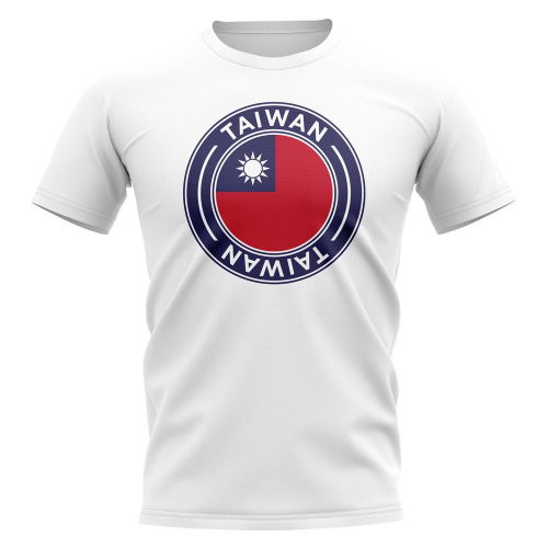 Taiwan Football Badge T-Shirt (White)