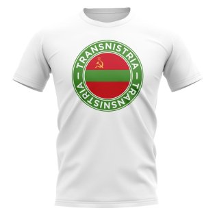 Transnistria Football Badge T-Shirt (White)