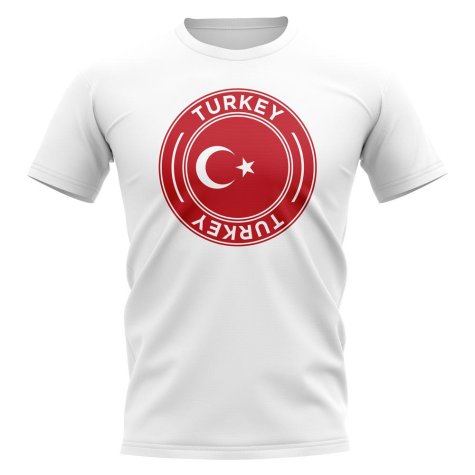 Turkey Football Badge T-Shirt (White)