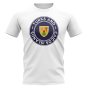 Turks and Caicos Islands Football Badge T-Shirt (White)